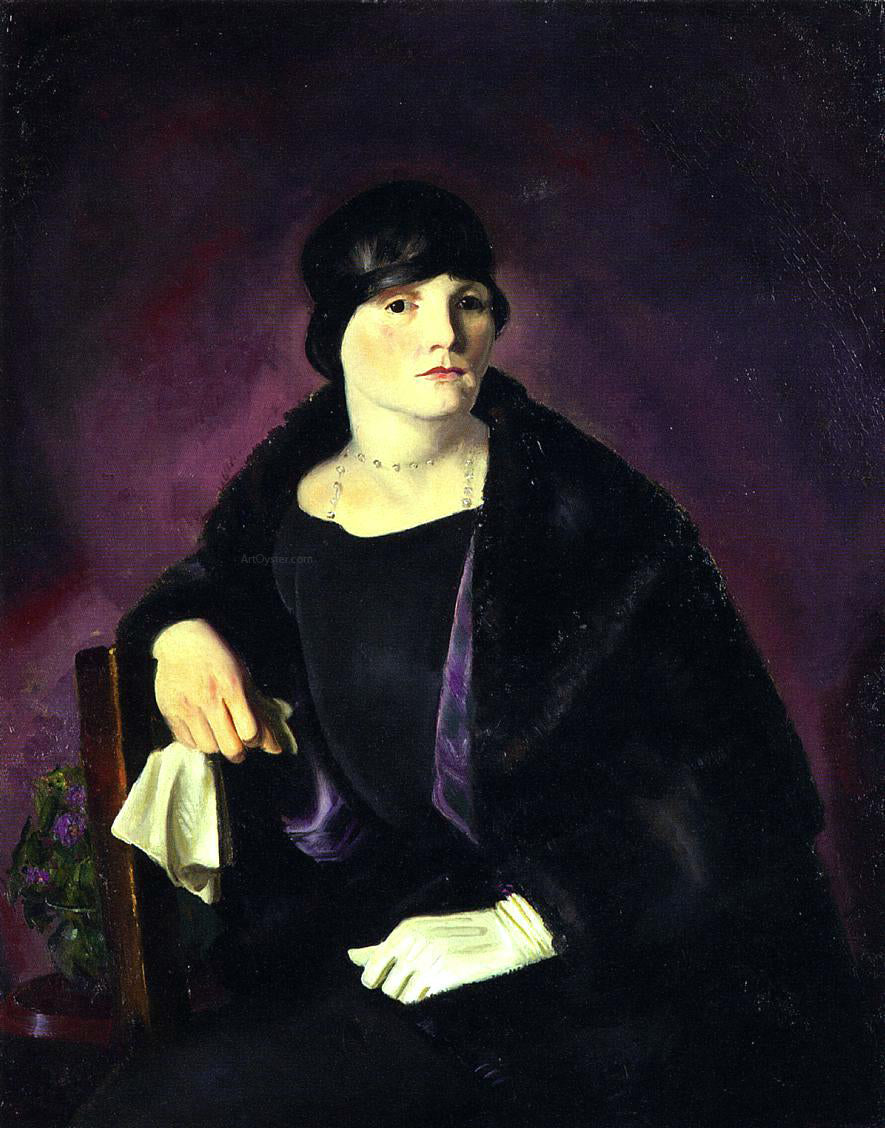 George Wesley Bellows Mrs. Richter - Canvas Print