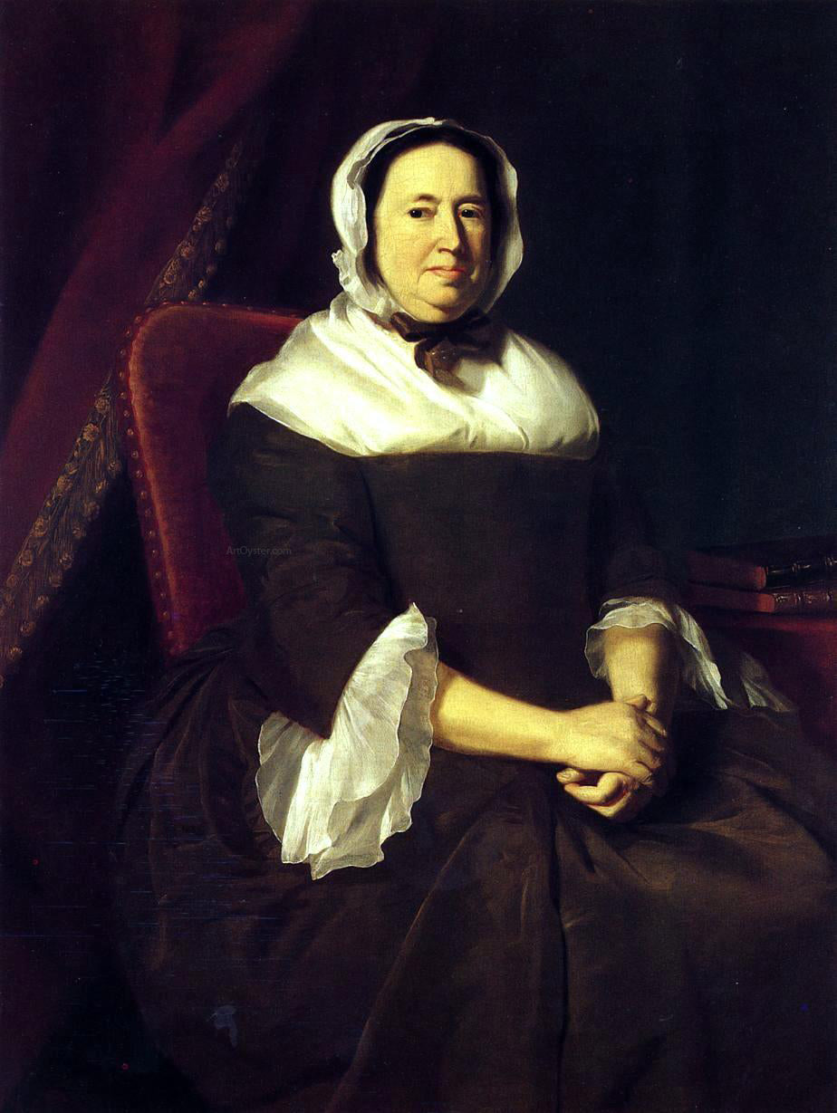 John Singleton Copley Mrs. Samuel Hill, nee Miriam Kilby - Canvas Print