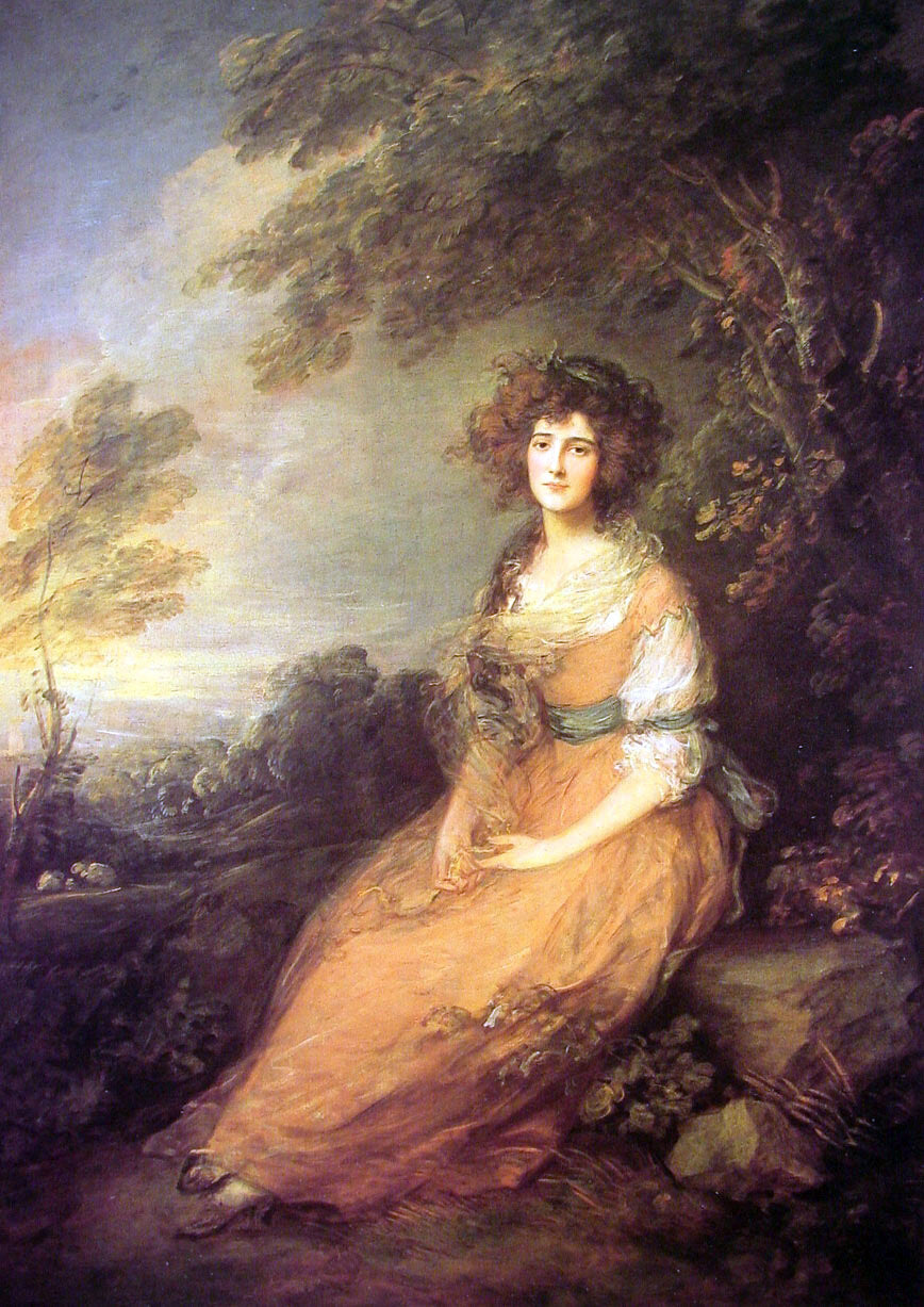 Thomas Gainsborough Mrs Sheridan - Canvas Print