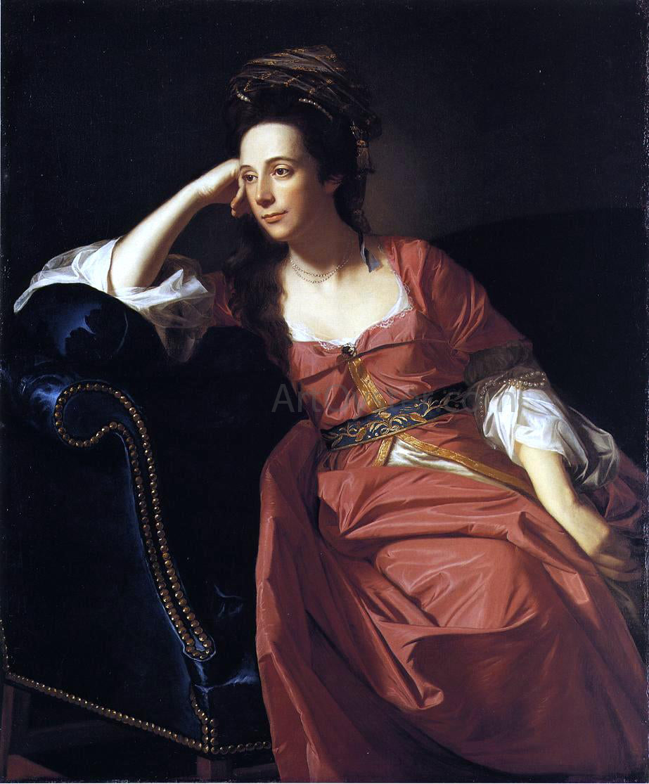 John Singleton Copley Mrs. Thomas Gage (Margaret Kemble) - Canvas Print