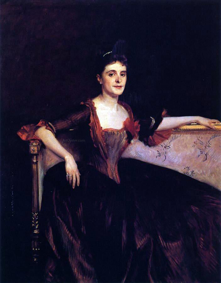 John Singer Sargent Mrs. Thomas Lincoln Manson Jr (Mary Groot) - Canvas Print
