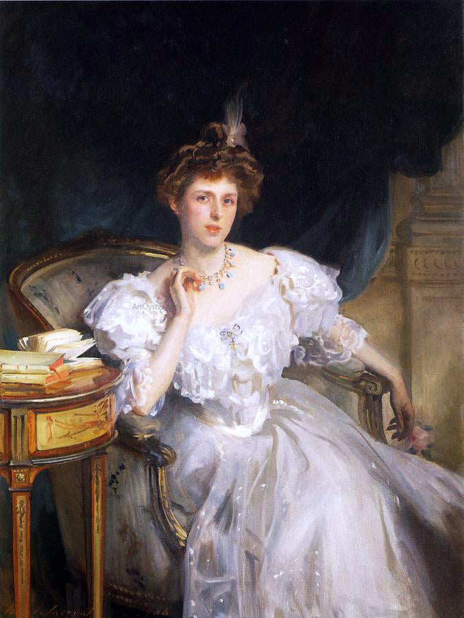 John Singer Sargent Mrs. William George Raphael (Margherita Goldsmid) - Canvas Print