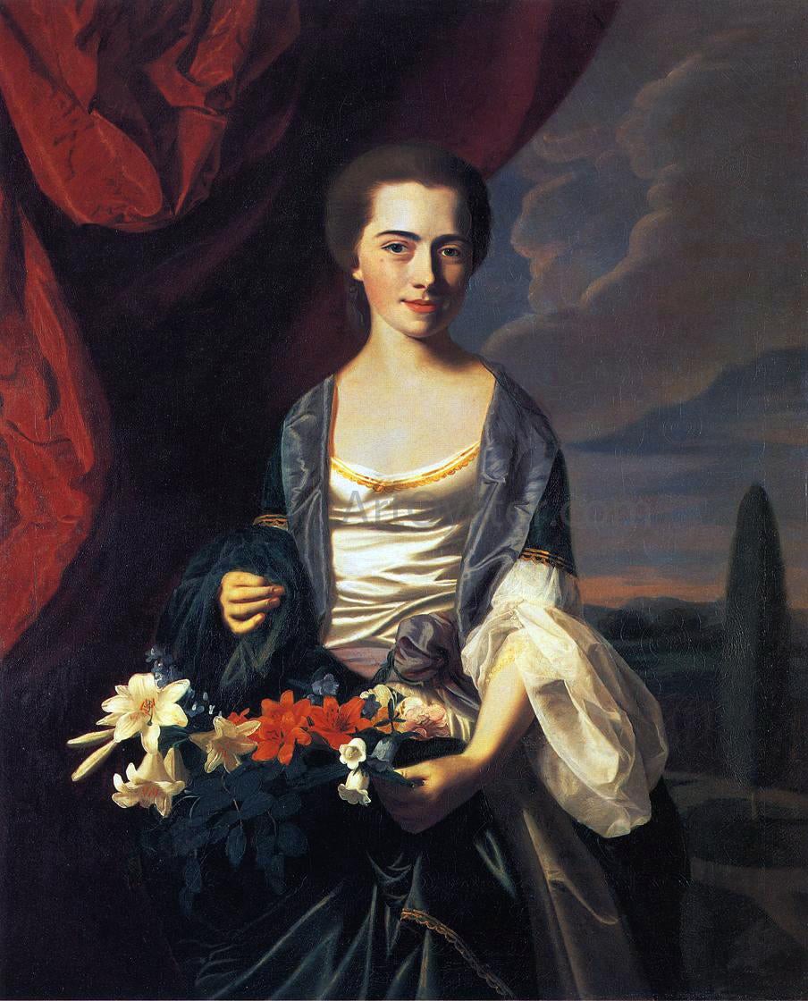 John Singleton Copley Mrs. Woodbury Langdon (Sarah Sherburne) - Canvas Print