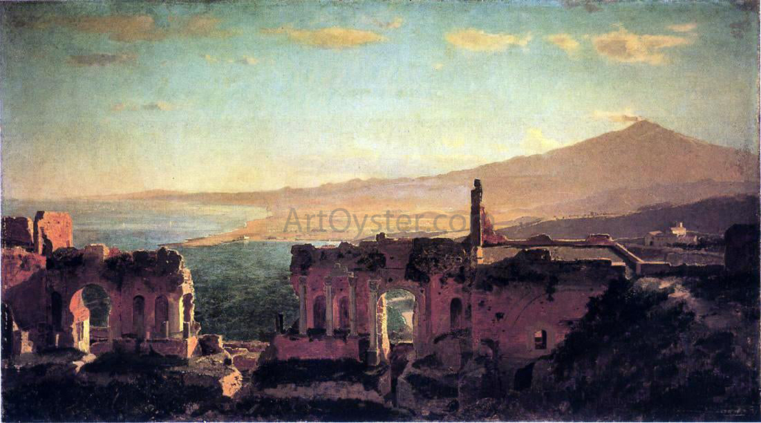 William Stanley Haseltine Mt. Aetna from Taormina - Canvas Print