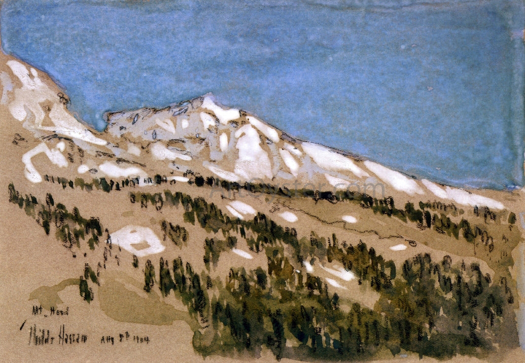 Frederick Childe Hassam Mt. Hood (Oregon) - Canvas Print