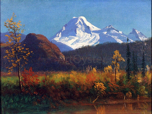 Albert Bierstadt Mt. Rainier from the Southwest - Canvas Print