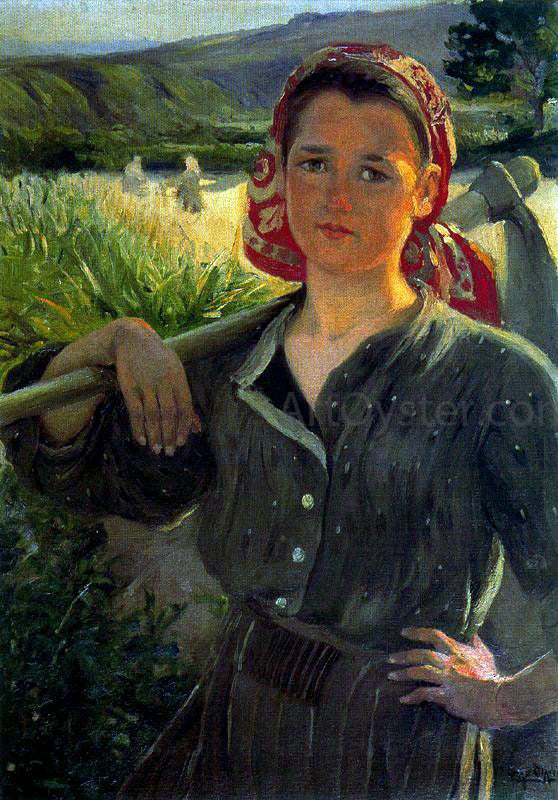 Ignacio Diaz Olano Muchacha - Canvas Print