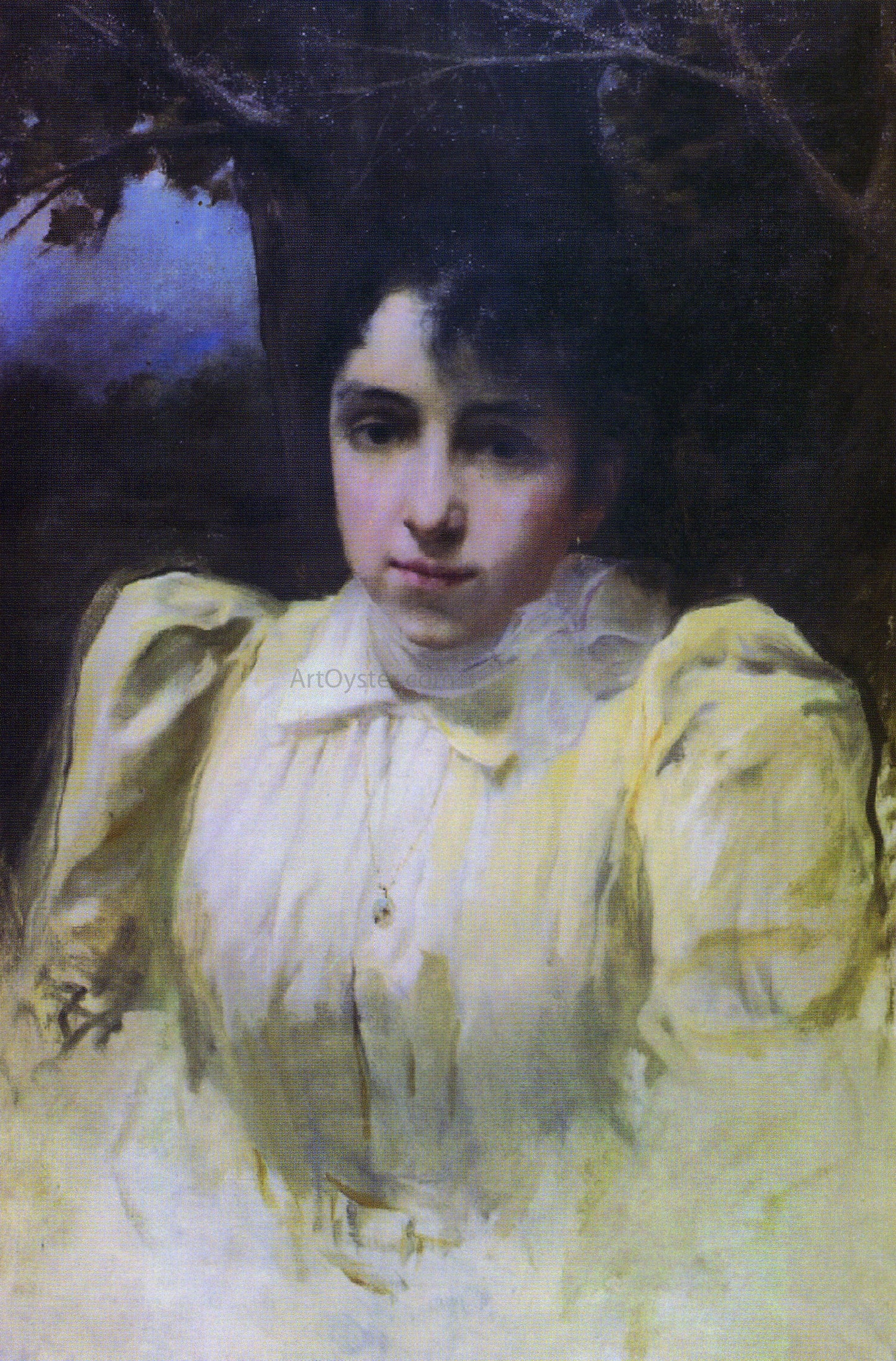 Fernando Cabrera Canto Mujer del Pintor - Canvas Print