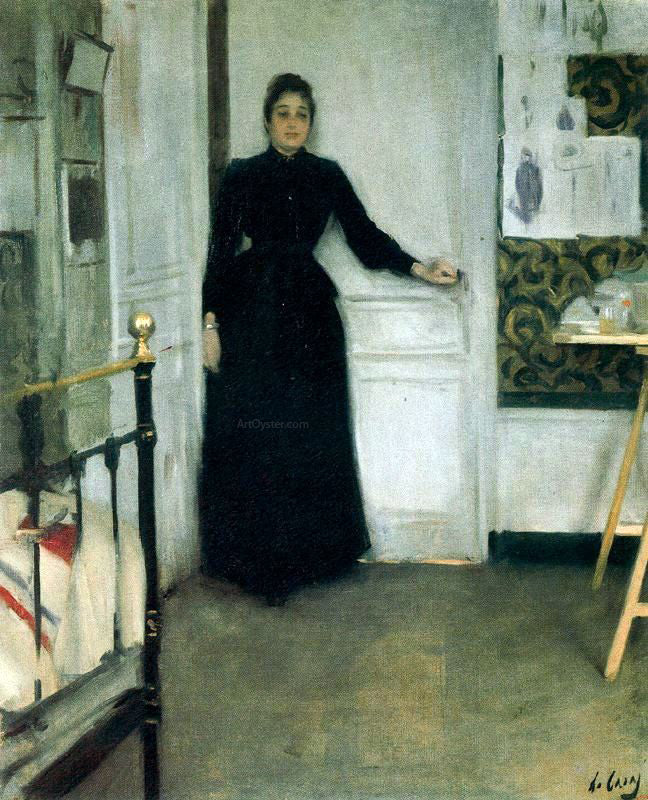 Ramon I Carbo Mujer en la Habitacion - Canvas Print