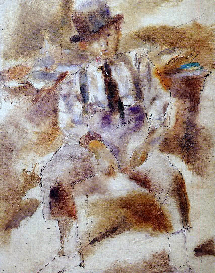Jules Pascin Mulatto with Bowler Hat - Canvas Print