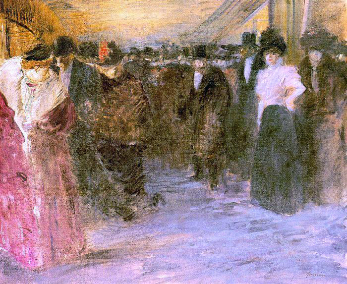 Jean-Louis Forain Music Hall - Canvas Print