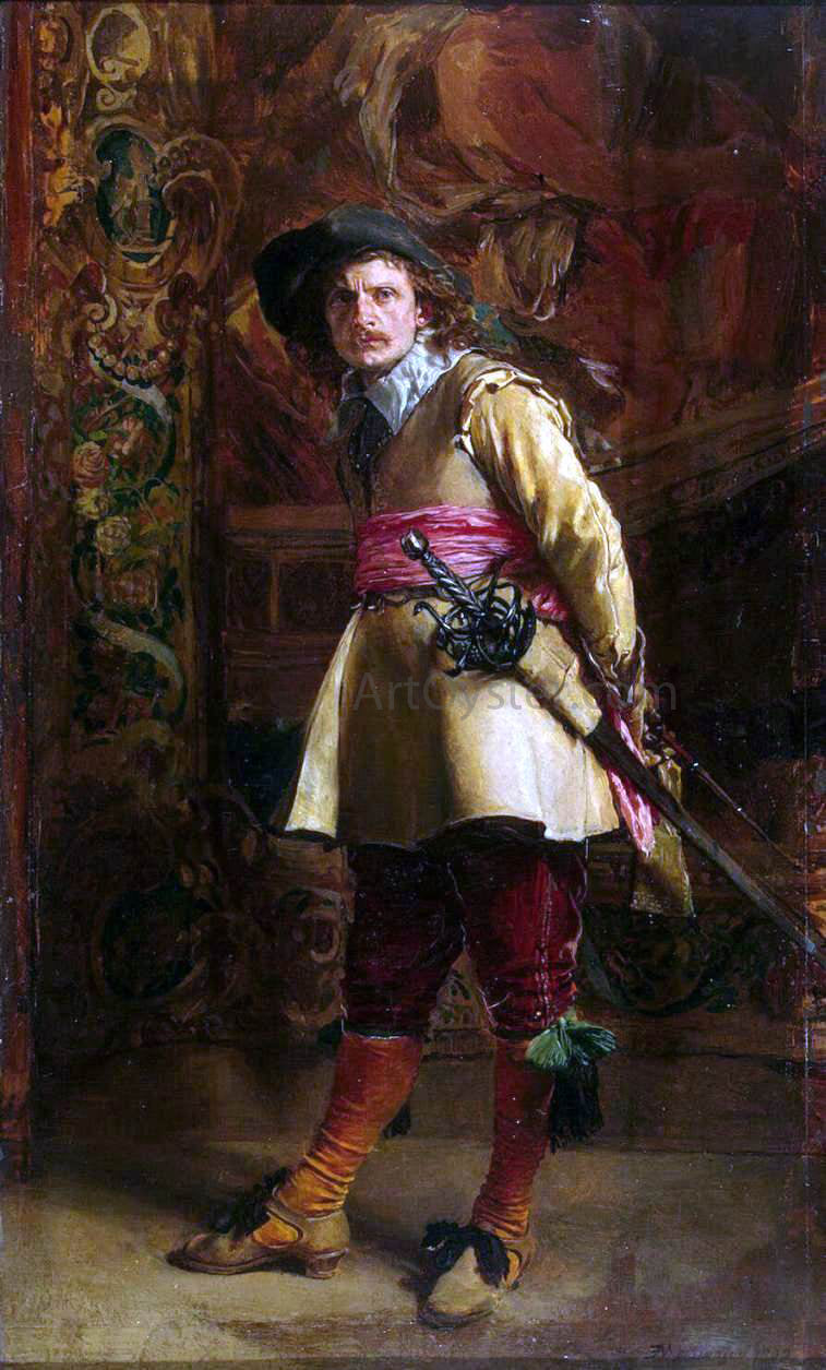 Jean-Louis Ernest Meissonier Musketeer - Canvas Print
