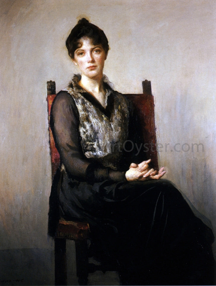 Edmund Tarbell My Daughter Josephine - Canvas Print