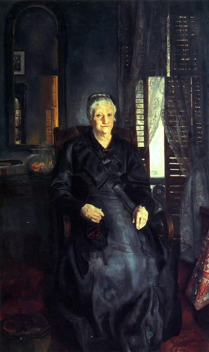 George Wesley Bellows My Mother - Canvas Print