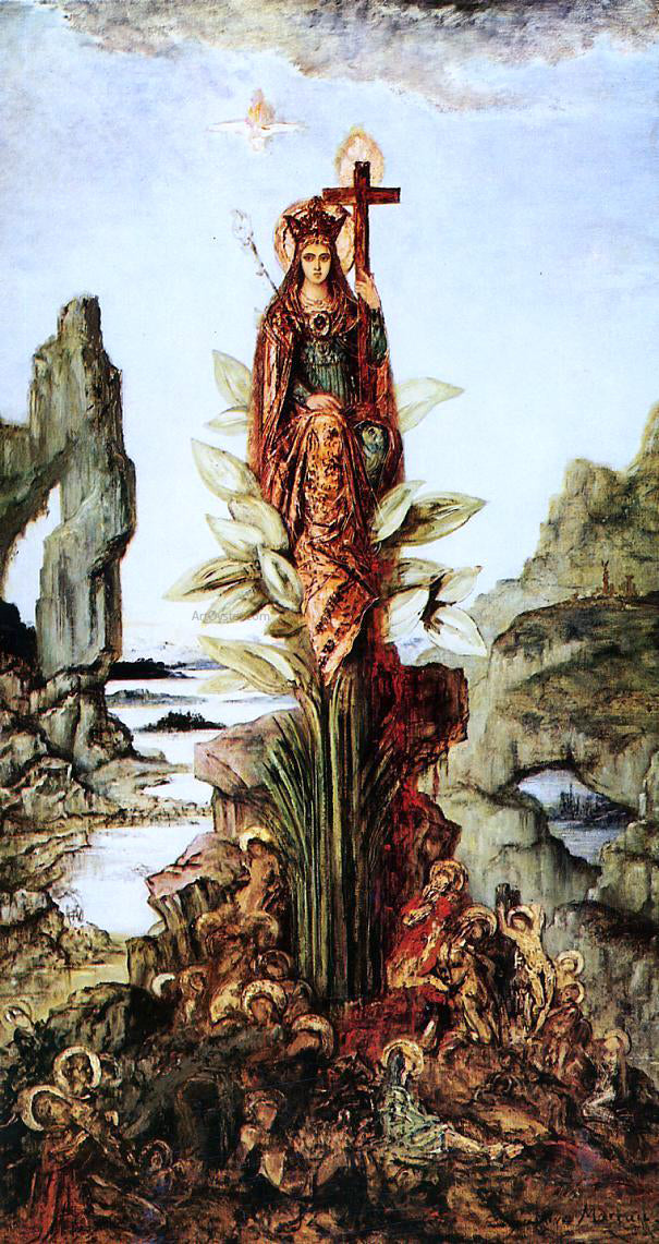 Gustave Moreau Mystical Flower - Canvas Print