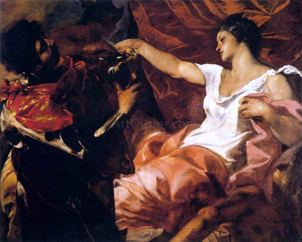 Francesco Maffei Mythological Scene - Canvas Print