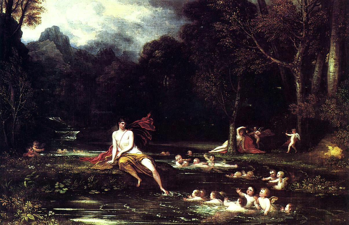 Benjamin West Narcissus and Echo - Canvas Print
