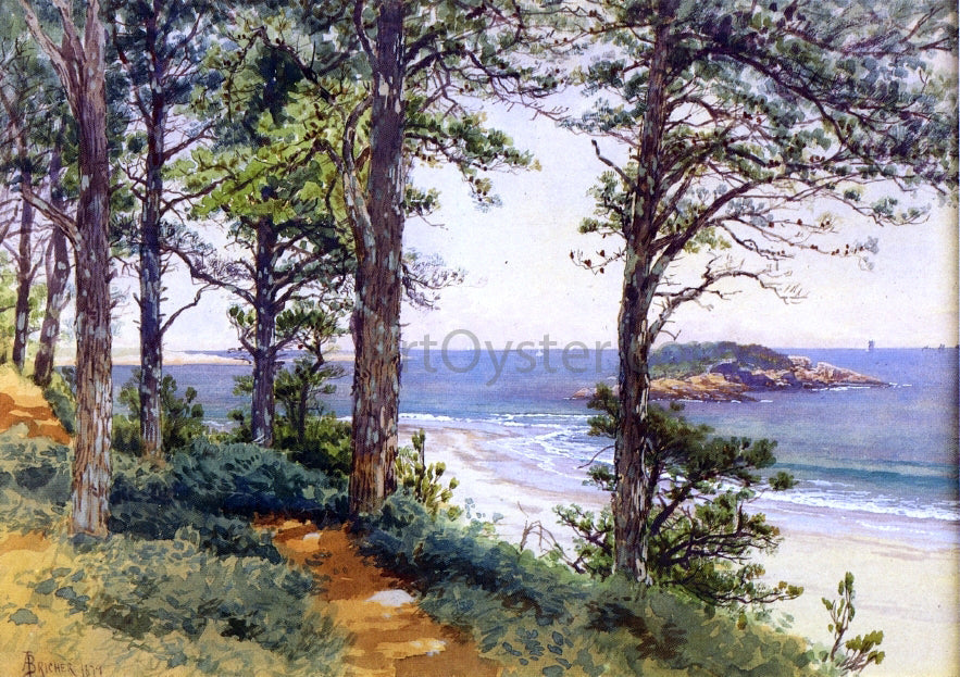 Alfred Thompson Bricher Narragansett Seascape - Canvas Print
