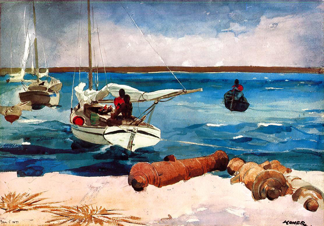 Winslow Homer Nassau - Canvas Print