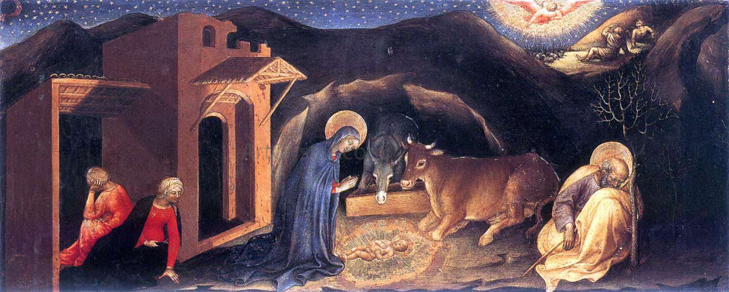 Gentile Da Fabriano Nativity - Canvas Print