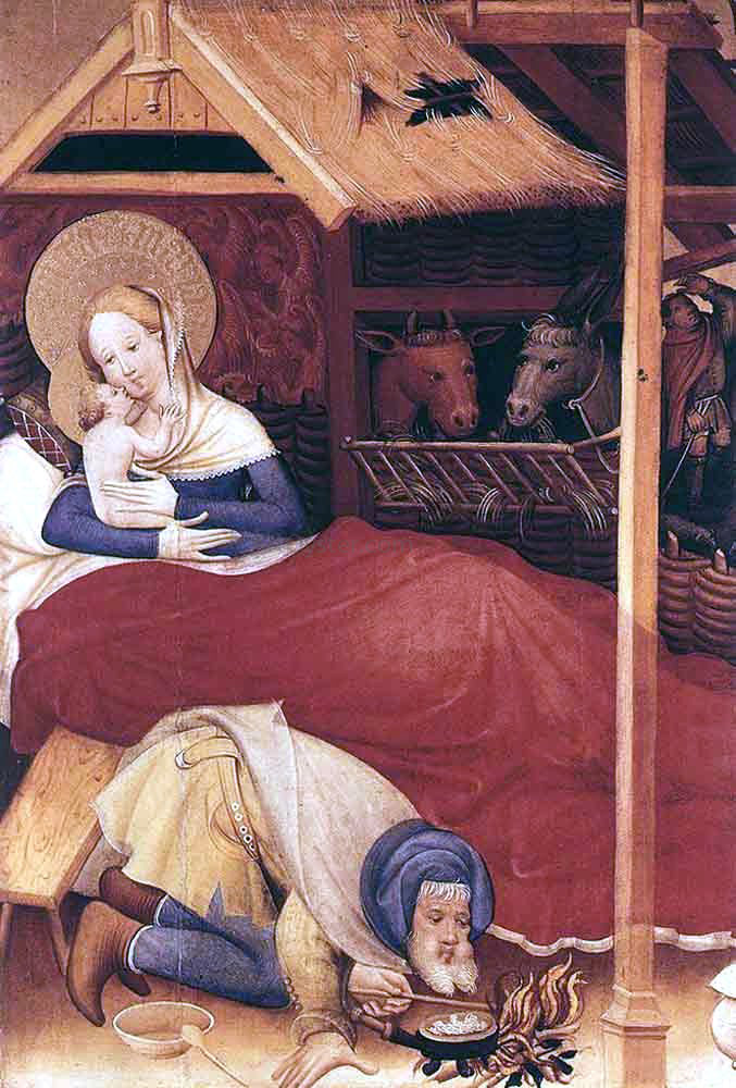 Conrad Von Soest Nativity - Canvas Print