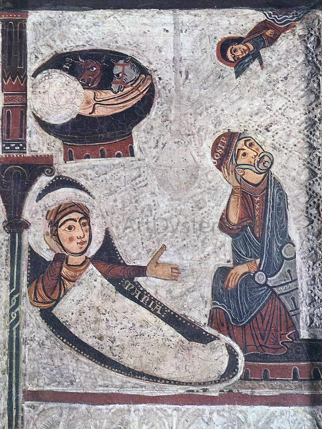 Unknown Catalan Painters Nativity - Canvas Print