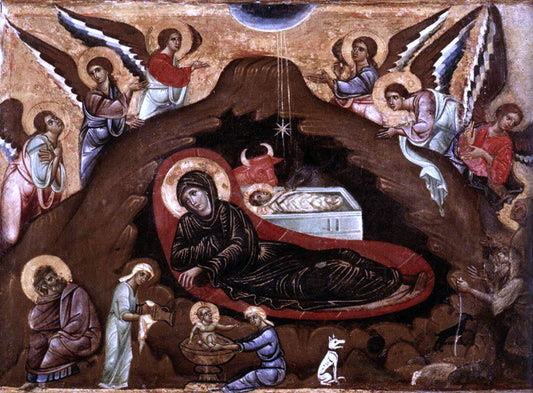 Guido Da siena Nativity - Canvas Print