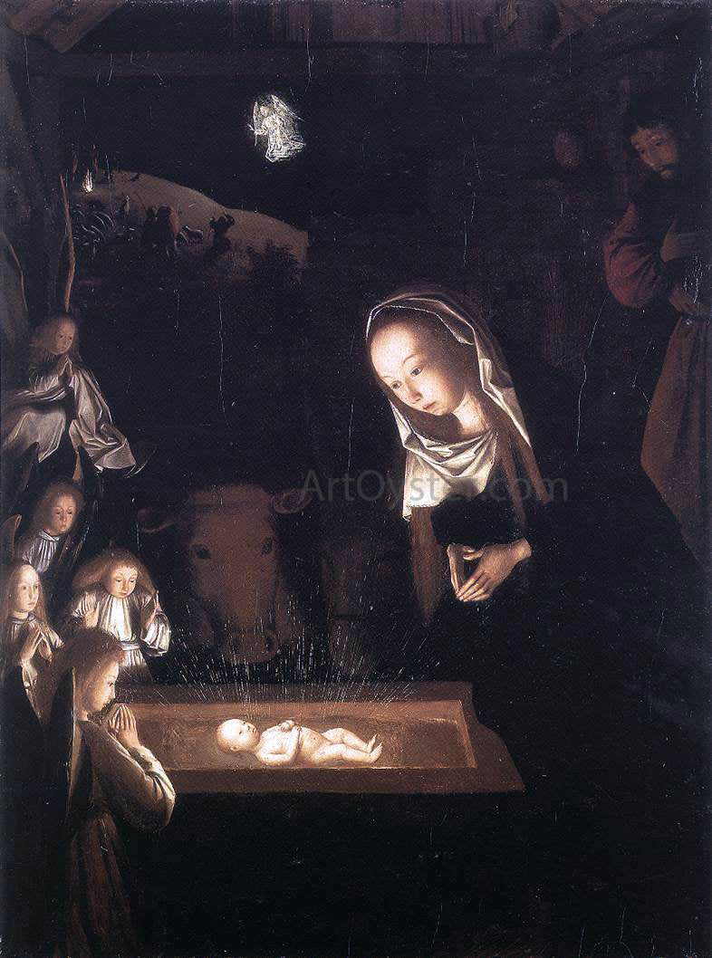 Geertgen Sint Jans Nativity, at Night - Canvas Print