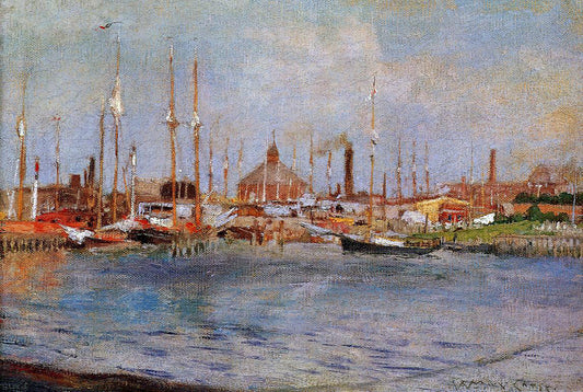 William Merritt Chase Near Bay Ridge - Canvas Print