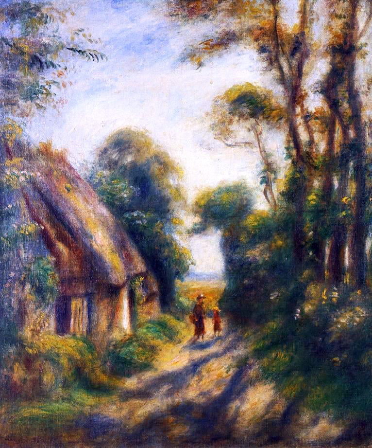 Pierre Auguste Renoir Near Berneval - Canvas Print