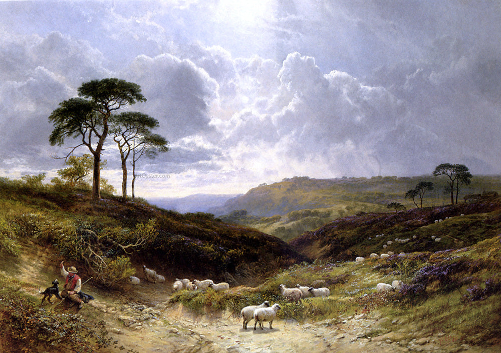 Senior George Cole Near Liss, Hampshire - Canvas Print