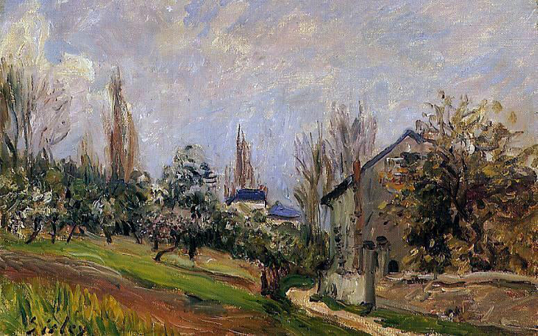 Alfred Sisley Near Moret - Canvas Print