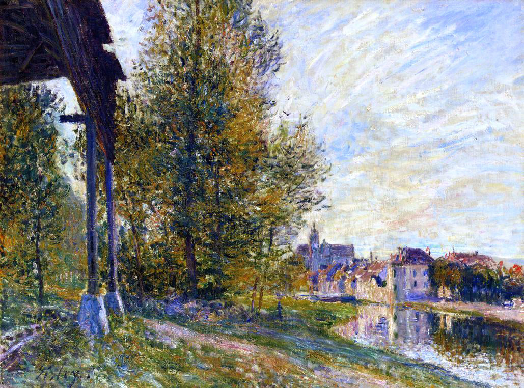 Alfred Sisley Near Moret-sur-Loing - Canvas Print