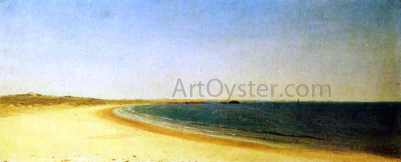 John Frederick Kensett Near Newport - Canvas Print