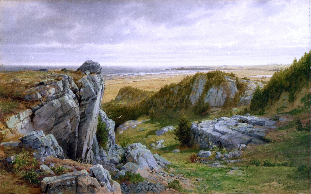 William Trost Richards Near Parsdise, Newport - Canvas Print