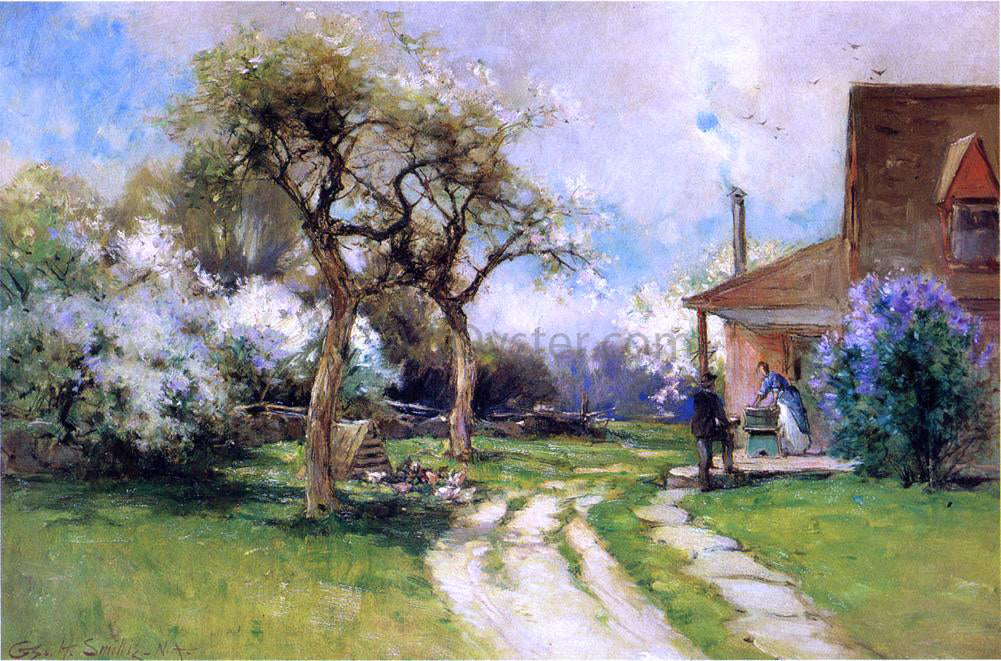 George Henry Smillie Near Ridgefield - Canvas Print