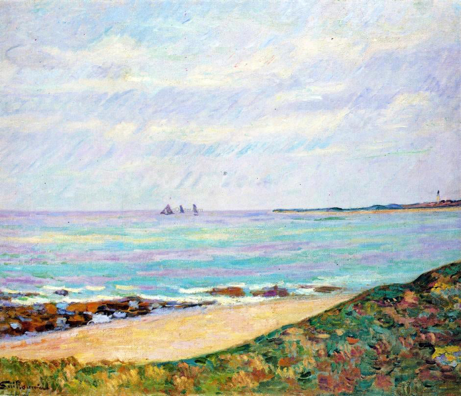 Armand Guillaumin Near Saint Palais - Canvas Print