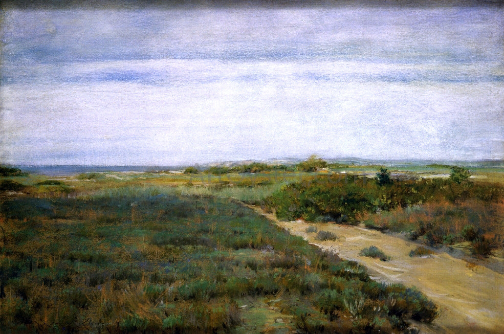 William Merritt Chase Near the Sea (also known as Shinnecock) - Canvas Print