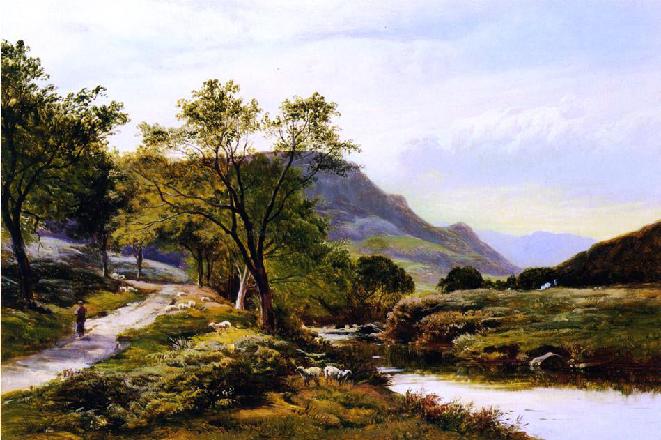 Sidney Richard Percy Near Trefriw, North Wales - Canvas Print