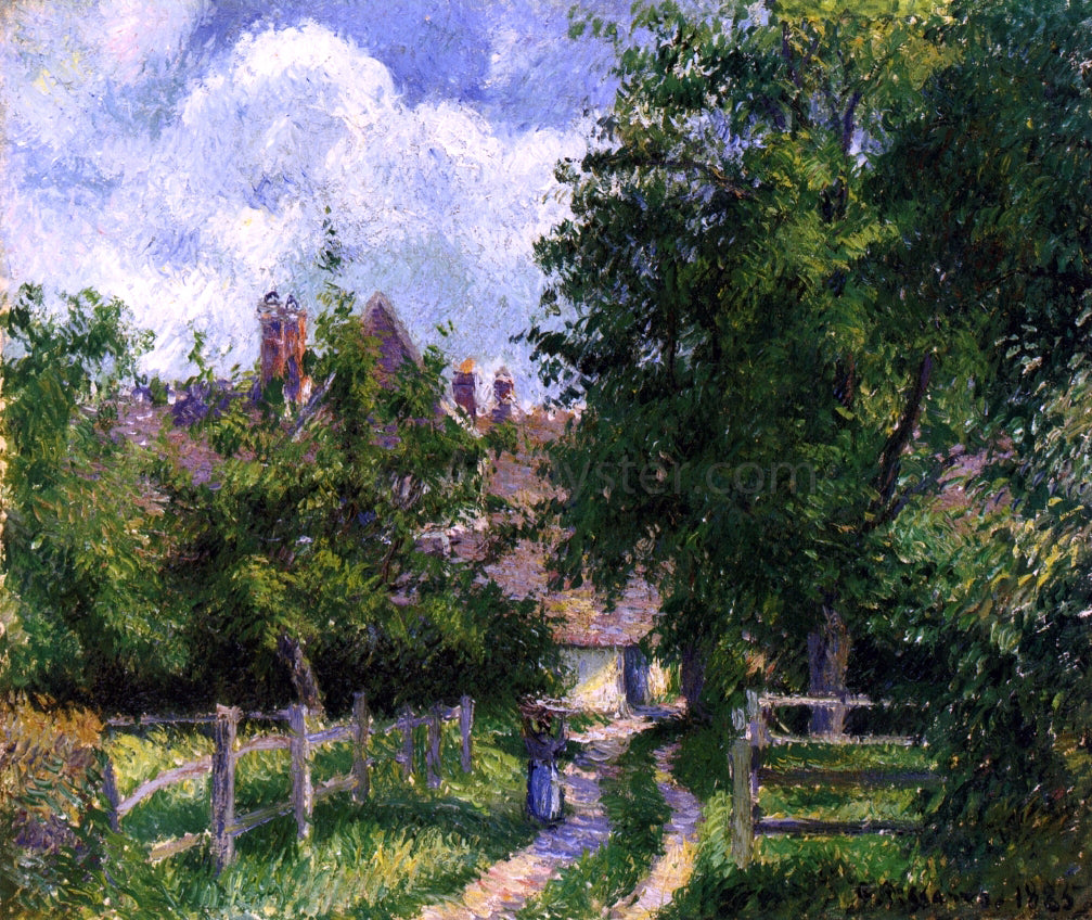 Camille Pissarro Neaufles-Sant-Martin, near Gisors - Canvas Print