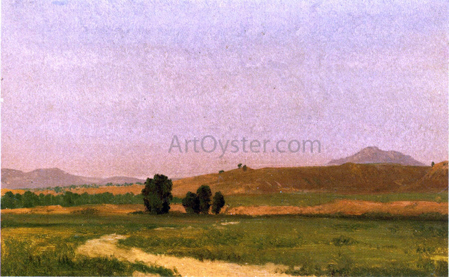 Albert Bierstadt Nebraska, On the Plains - Canvas Print