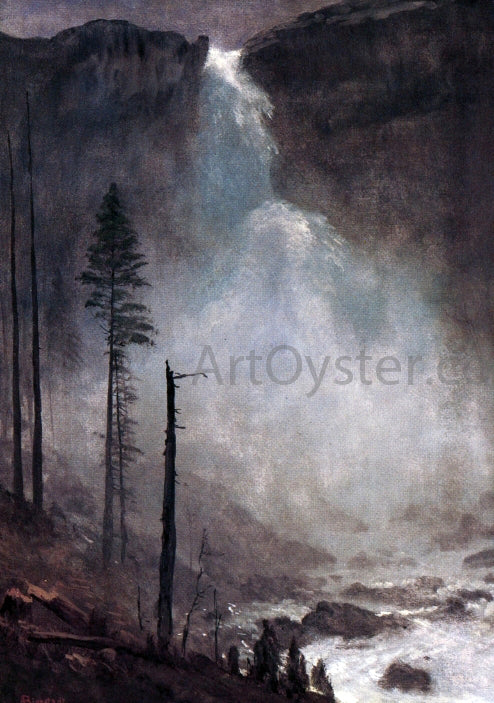 Albert Bierstadt Nevada Falls - Canvas Print