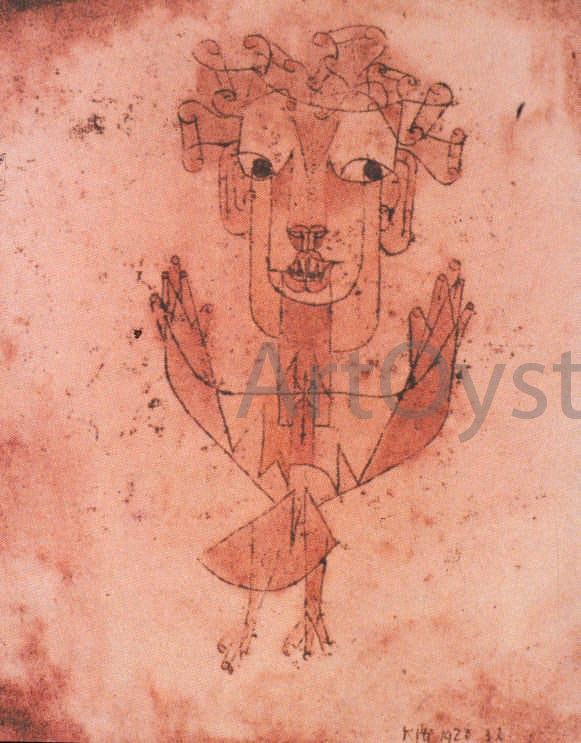 Paul Klee New Angel - Canvas Print