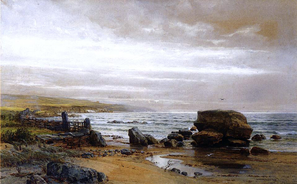 William Trost Richards New England Coast - Canvas Print