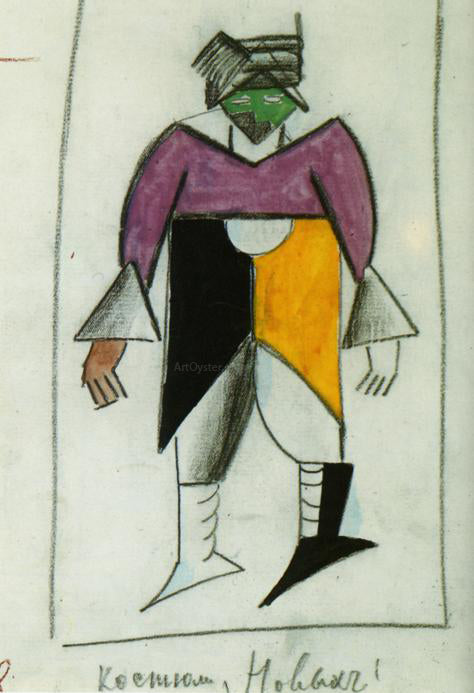 Kazimir Malevich New Man - Canvas Print