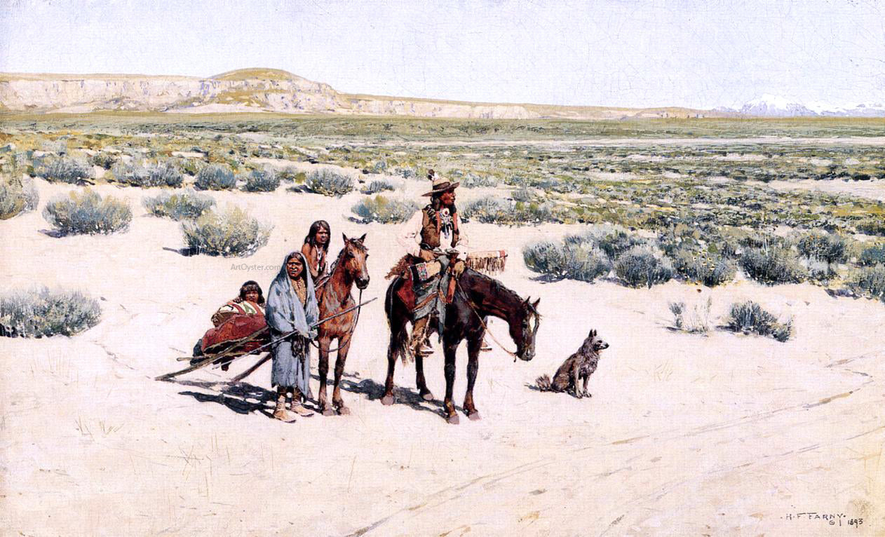 Henry F Farney New Territory - Canvas Print