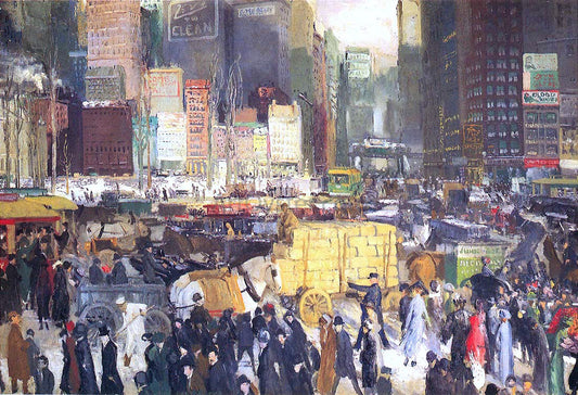 George Wesley Bellows New York - Canvas Print