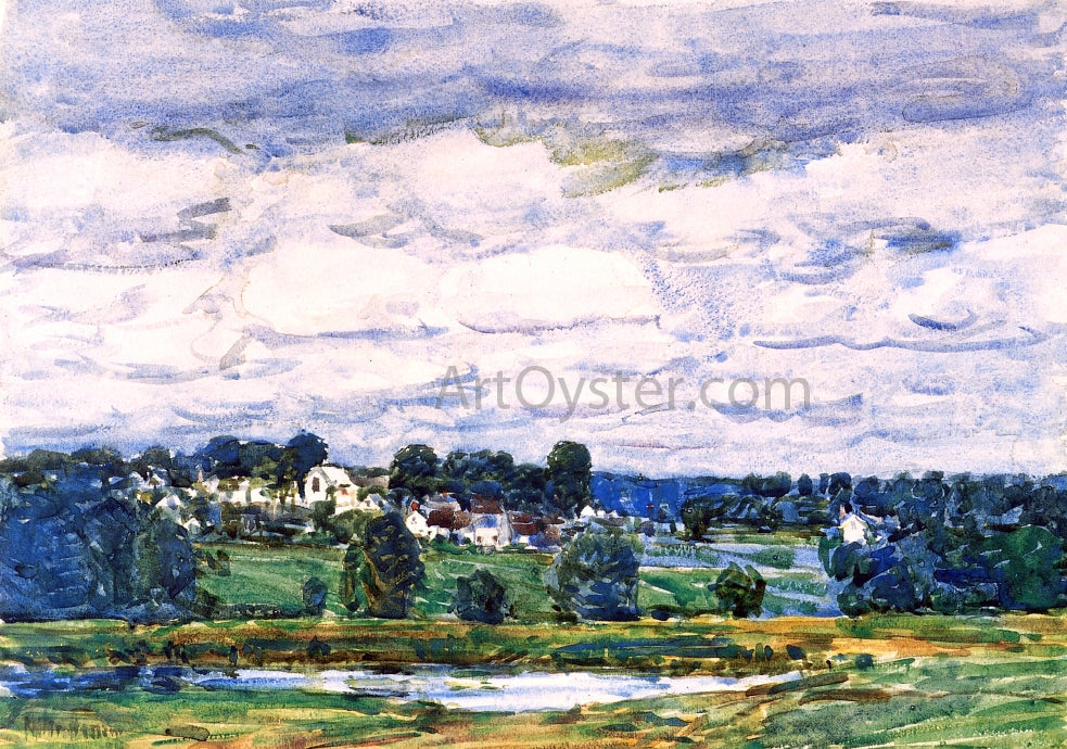 Frederick Childe Hassam Newfields, New Hampshire - Canvas Print