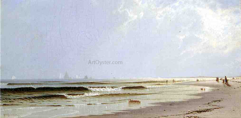 Alfred Thompson Bricher Newport Beach - Canvas Print