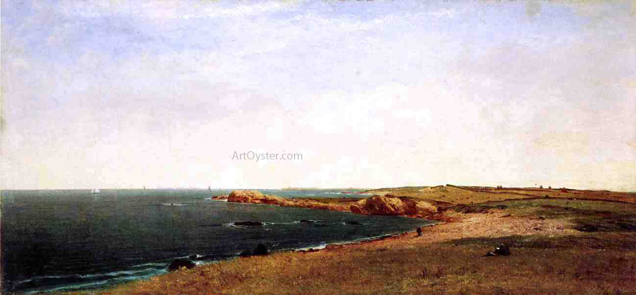 William Trost Richards Newport Coast - Canvas Print